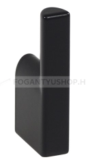 SCHWINN Fogas - 16 mm - 2971 - Festett fekete - Zamak fém ötvözet - Egy akasztós fogas