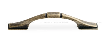 EMUCA Fogantyú HAITI - 76 mm - Antik patina barna - Zamak fém ötvözet - Antikolt, rusztikus fém bútorfogantyú